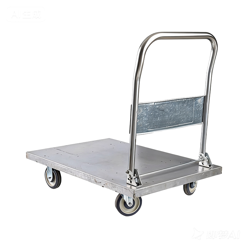 Ťažký oceľový vozík, nákladný vozík, transportér, valník pre domácnosť, prenosný príves, skladací malý vozík, ručne ťahaný vozík